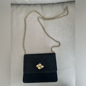 Leather Suede Talbots Evening Bag